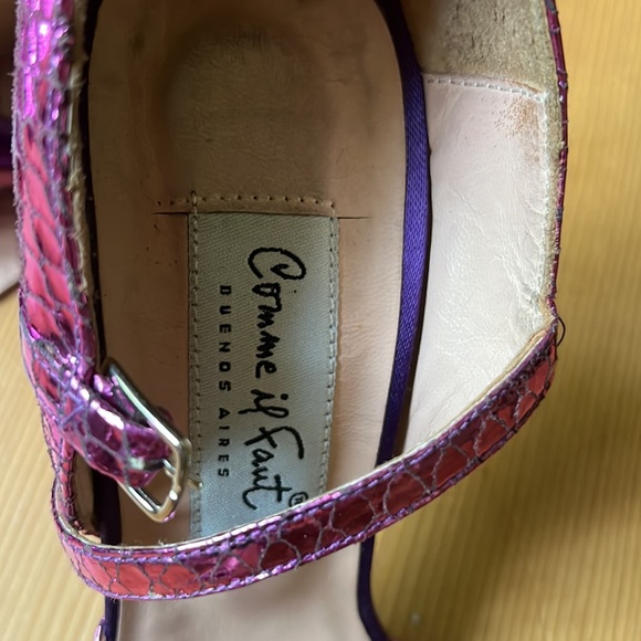 Tango shoes! Comme il faut. Like new. Size 7.5 with 4 inch stilletto heel. - Picture 4 of 6